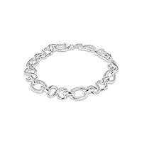 tuscany silver fine necklace bracelet anklet 925 argent 20 centimeters pour femme