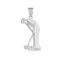 joyara collier pendentif - - 14 ct or 585/1000 sport blanc golfeur