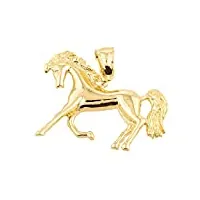 joyara pendentif - 10 ct or jaune 471/1000 courir pendentif charm cheval