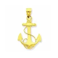 joyara pendentif - 14 ct or 585/1000 anchor pendentif charm