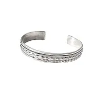 treasurebay bracelet jonc en argent sterling 925 pour homme et femme, taille unique, argent sterling