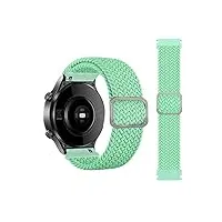 ganyuu bracelets tressés pour ticwatch pro 3 gps 20 22 mm bracelets de montre intelligente pour ticwatch pro 2020 gtx e2 s2 bracelet de sport de rechange (couleur : vert menthe, taille : 22 mm