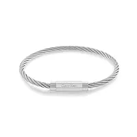 calvin klein bracelet pour homme collection modern grid en acier inoxidable - 35000419