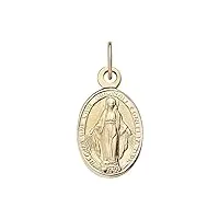 holyart pendentif amen or 9k médaille miraculeuse