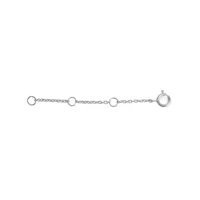 enamel extender chain colliers argent b69s - femme - 925 sterling silver