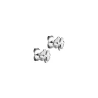 enamel organic clover boucles d'oreilles argent e238sm - femme - 925 sterling silver