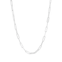 ix studios alpha colliers argent ix studios alpha necklace silver dmm0352sl-45 cm - unisex - 925 sterling silver