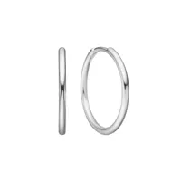 avilé jewelry medium hoops boucles d'oreilles argent aj-b1-20-s - femme - 925 sterling silver