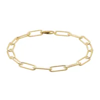 avilé jewelry chain bracelets 18 ct. argent aj-b12-gp - femme - 925 sterling silver