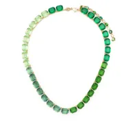 swarovski collier millenia serti de cristaux - vert