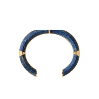 burberry bracelet manchette lapis hollow - bleu