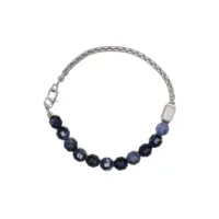tateossian bracelet en chaîne - bleu