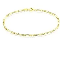 bracelet cameo maille alternee 1/3 or jaune