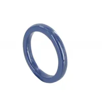 bague anneau de céramique bleue - 3mm - taille 62
