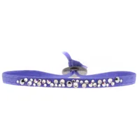 bracelet tissu acier bleu a38216
