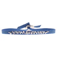 bracelet tissu acier bleu a41179