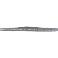 bracelet tissu gris cristaux swarovski a36440