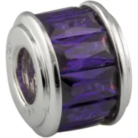 charm amore & baci 21203 - charm cristaux violet argent