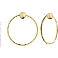 boucles d'oreilles 17743-006 argent doré - diva gioielli eclisse