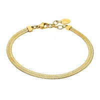 bracelet doré lotus style  femme