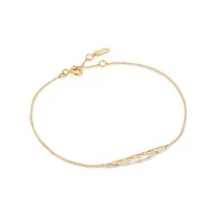 ania haie bracelet stargazer bau002-02yg 585 or jaune