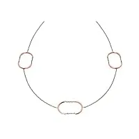 collier ras du cou chaîne et demi-cercles de lecarrÉ joyas