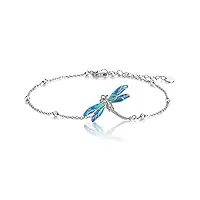 venacoly bracelet en argent sterling pour femme bracelet bijoux cadeaux pour femme…, 7 + 2 inch, argent sterling