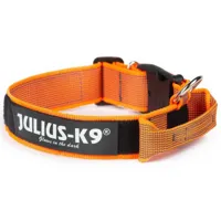 julius k-9 collar 50 mm necklace orange 49-70 cm